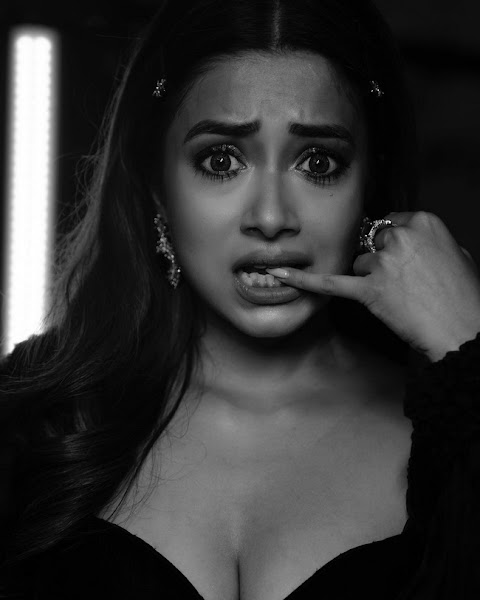 Tina Datta's Incredible Cliks in a Black Dress Flipkart