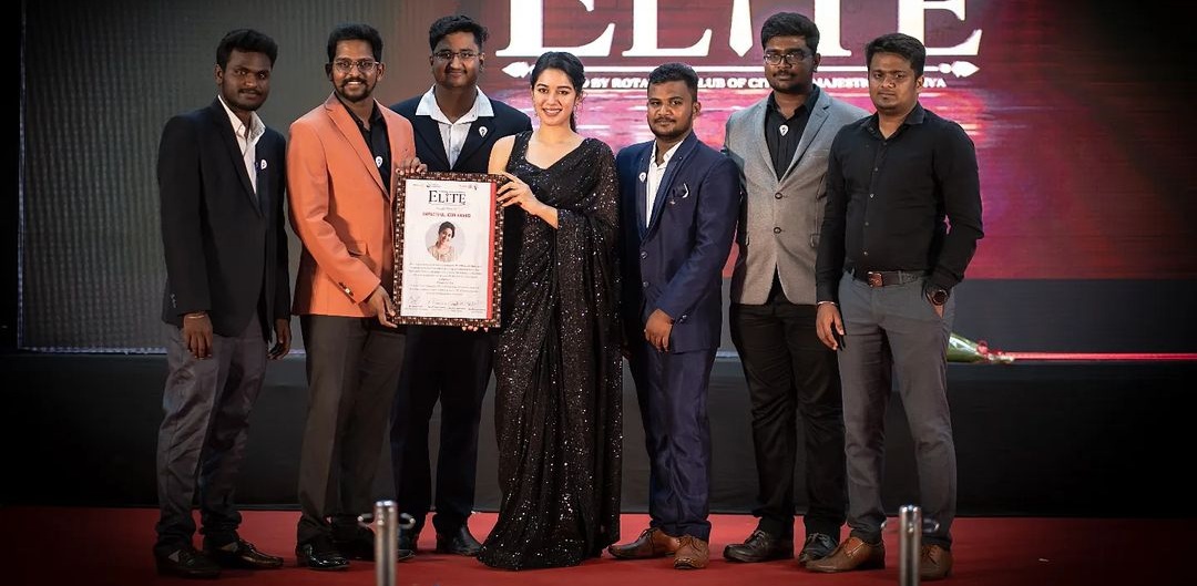 mirnalini ravi in black saree by samyakk at rotary club meeting3 mirnalini ravi in black saree by samyakk at rotary club meeting3