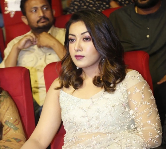 catherine tresa in an ivory saree at bimbisara pre release2 1 catherine tresa in an ivory saree at bimbisara pre release2 (1)