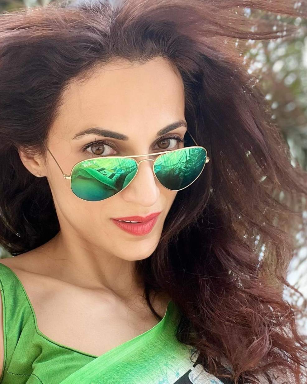 shilpa reddy in a printed ivory saree1 shilpa reddy in a printed ivory saree1