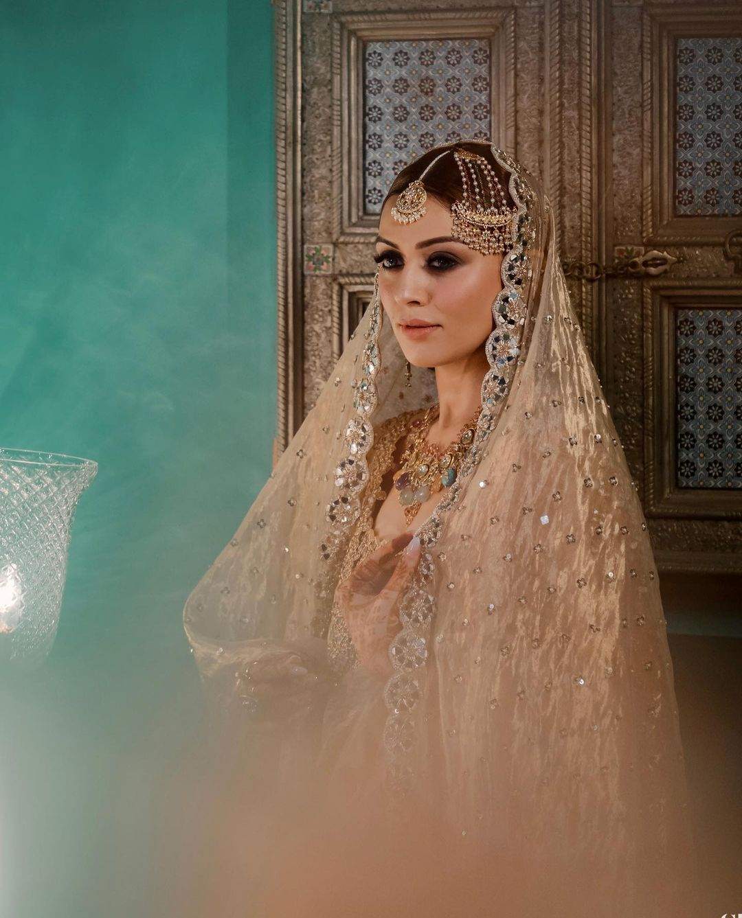 hansika motwani in a ivory sharara by abhinav mishra for sufi ninght4 hansika motwani in a ivory sharara by abhinav mishra for sufi ninght4