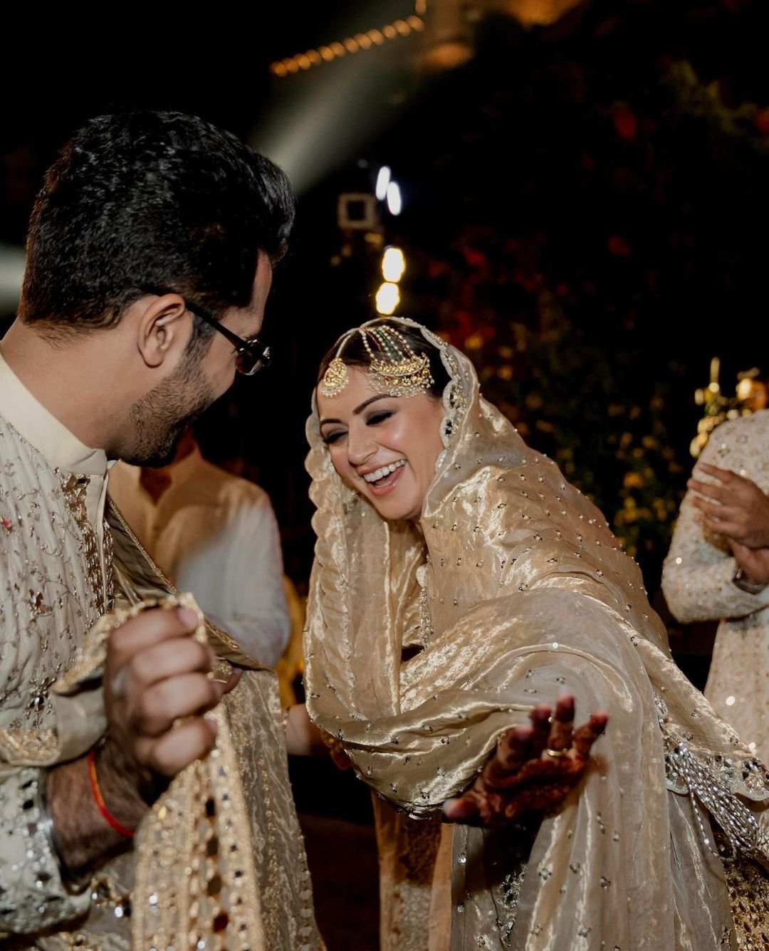 hansika motwani in a ivory sharara by abhinav mishra for sufi ninght2 hansika motwani in a ivory sharara by abhinav mishra for sufi ninght2