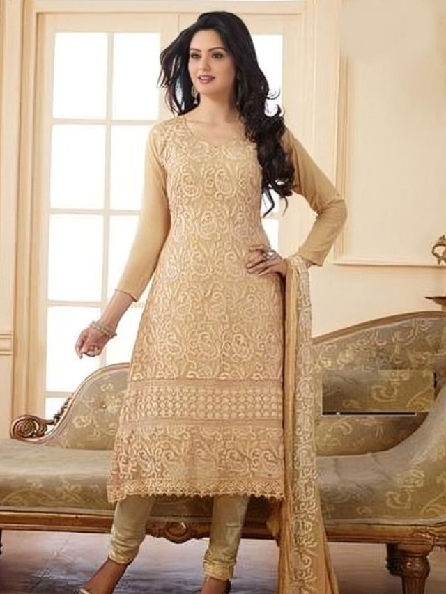 Know About Different Types of Suits for Ladies by Body Types Straight Cut Churidar Suits