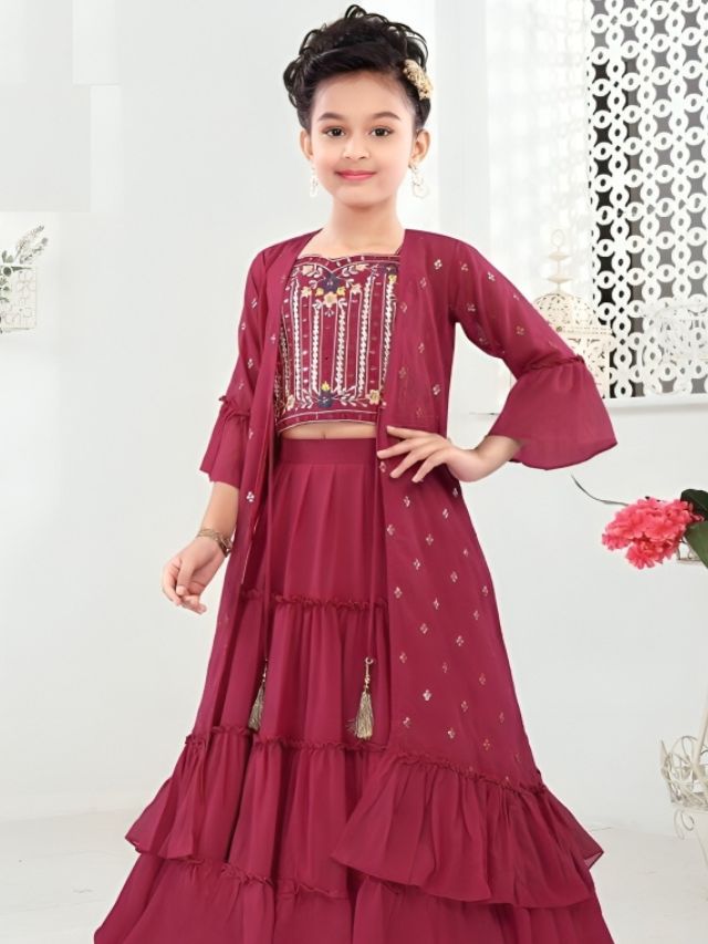 Fun Ways to Style Kids Sharara Suit for Any Occasion Indo-Western style Sharara Suit