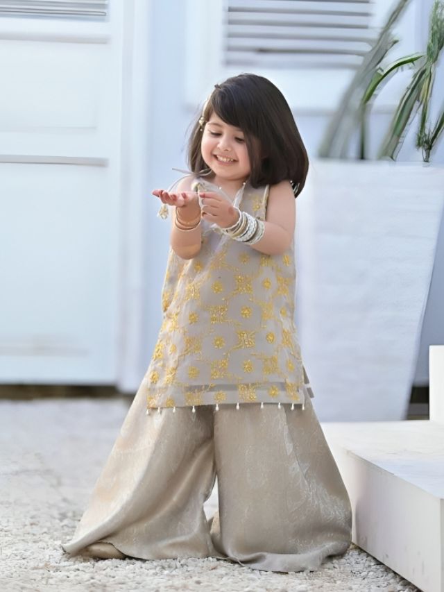 Fun Ways to Style Kids Sharara Suit for Any Occasion Kids Sharara Suit with bangles