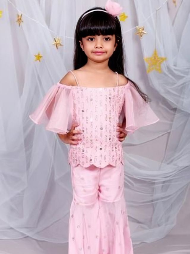 Fun Ways to Style Kids Sharara Suit for Any Occasion Kids Sharara Suit with Hairband