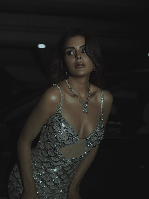 Priyanka Chahar hot cleavage stills