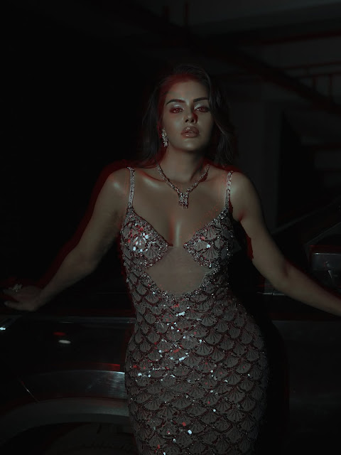 Priyanka Chahar hot cleavage stills