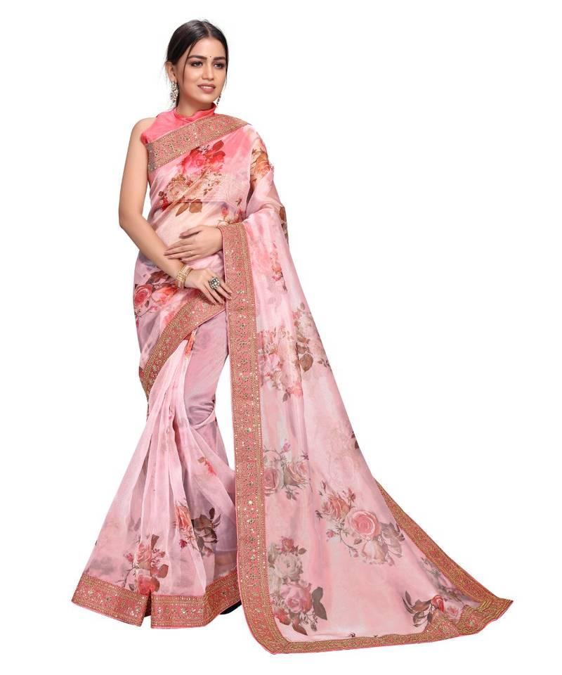 Printed Organza Sarees