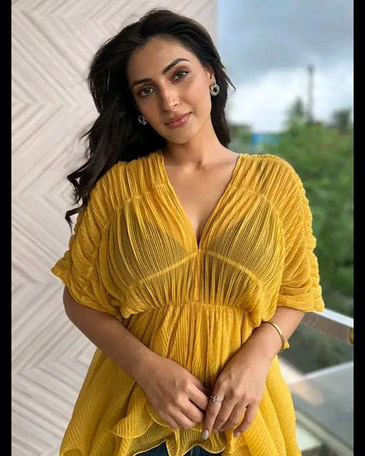 Shivangi Verma posing confidently in her latest glamorous photoshoot.