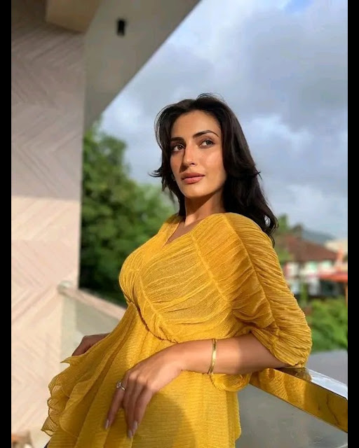 Shivangi Verma posing confidently in her latest glamorous photoshoot.