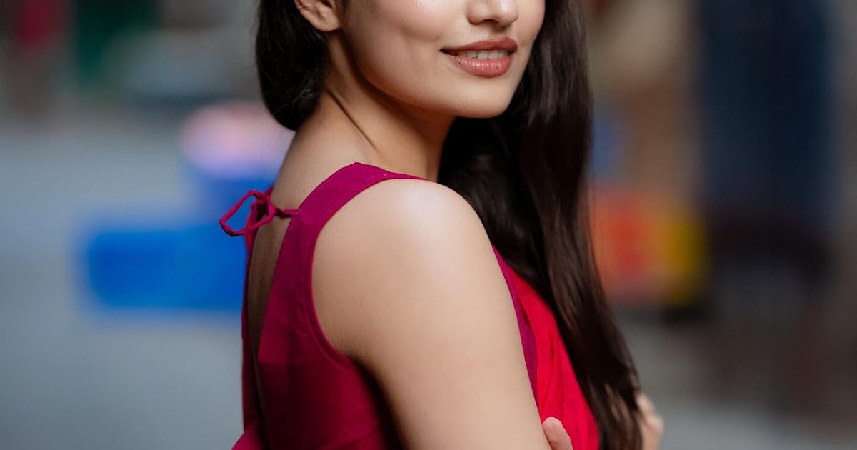 Rishika Naik Hot Stills in Red Sleeveless Saree Celebrity Sarees