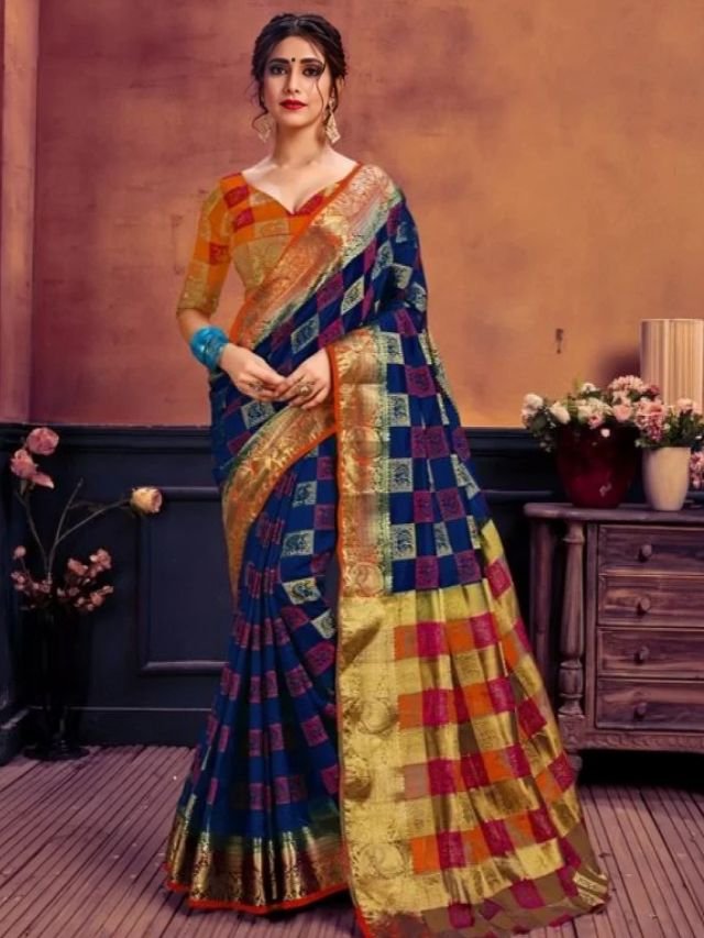 Jacquard Sarees for Wedding Engagement