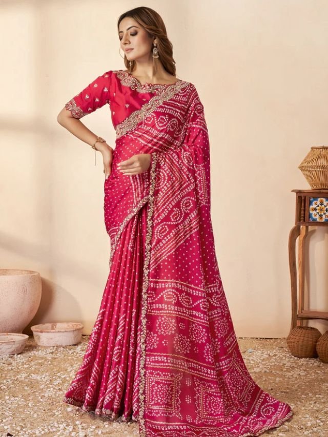 Bhagalpuri Saree for Wedding Engagement