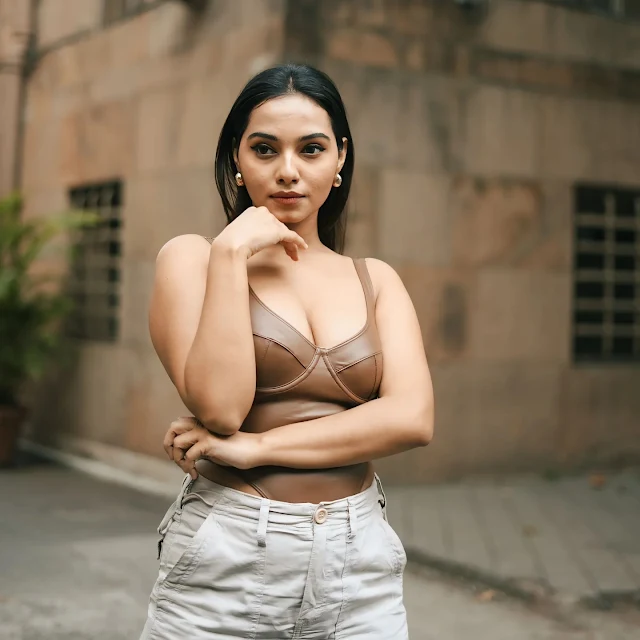 Neha Thakur in corset bodysuit