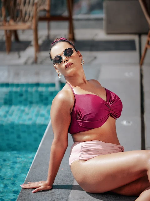 Ammy stylish beachwear fashion look Ammy stylish beachwear fashion look