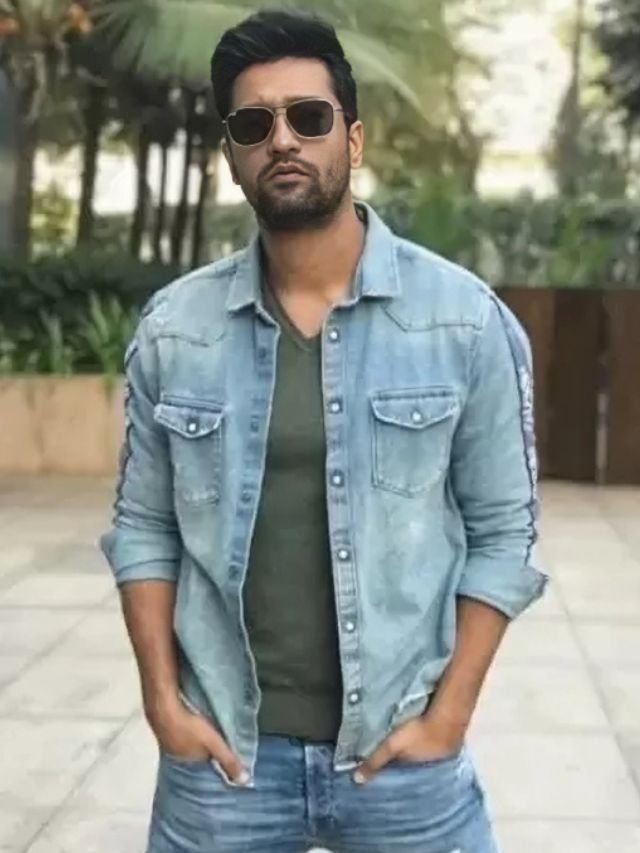 25+ Mens Shirt and Pant Combination Ideas for Every Age Group Vicky Kaushal in Denim Shirt and Jeans Combination
