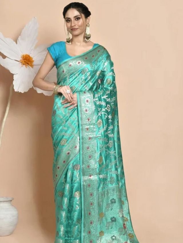 Different Types of Sarees of Different States in India: The Ultimate Guide for Saree Lovers Dupion Silk Saree from Varanasi