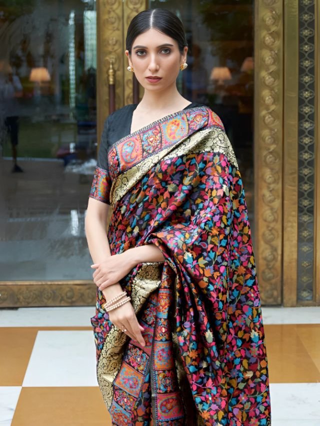 Different Types of Sarees of Different States in India: The Ultimate Guide for Saree Lovers Pashmina Sarees from Jammu and Kashmir Region