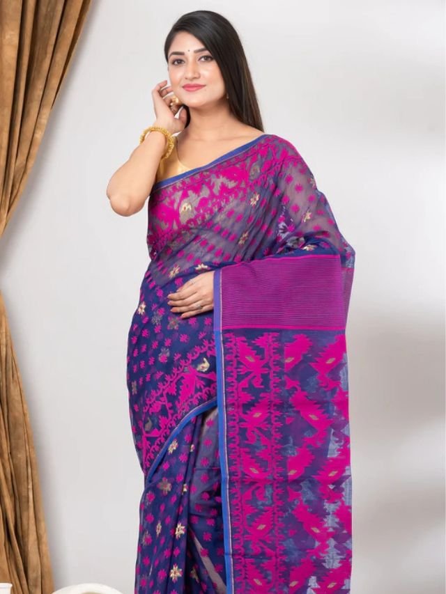 Different Types of Sarees of Different States in India: The Ultimate Guide for Saree Lovers Bangladeshi Dhakai Jamdani Saree
