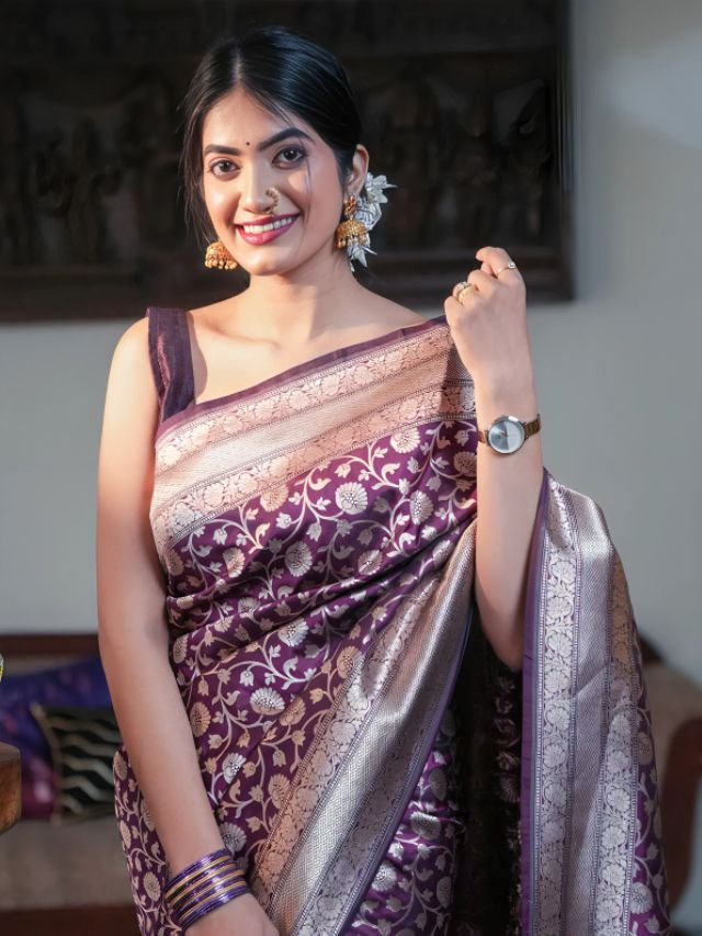 Different Types of Sarees of Different States in India: The Ultimate Guide for Saree Lovers Jangla Design Banarasi Saree