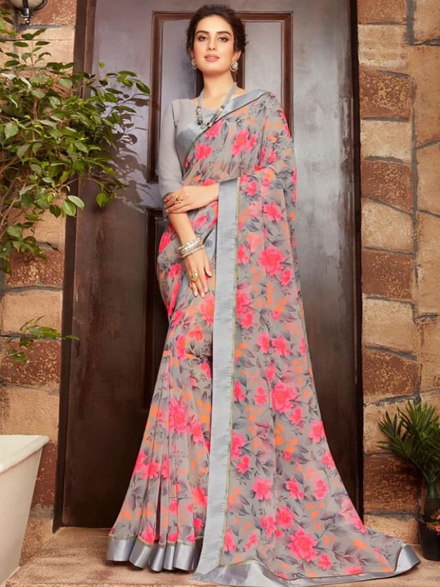 Different Types of Sarees of Different States in India: The Ultimate Guide for Saree Lovers Floral Printed Saree Types