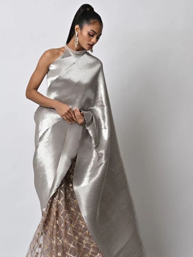 Different Types of Sarees of Different States in India: The Ultimate Guide for Saree Lovers Metallic Silver Sarees