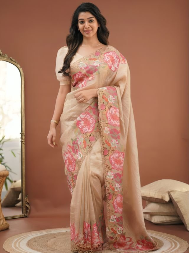 Different Types of Sarees of Different States in India: The Ultimate Guide for Saree Lovers Beige Sarees