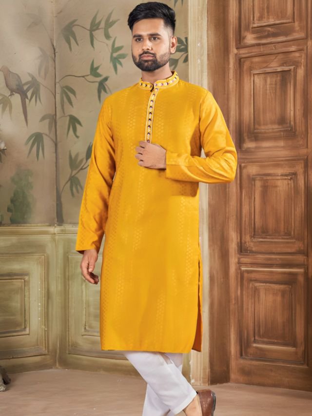 Mens Kurta Colors: What Are in Trend This Year? Yellow Kurta for men