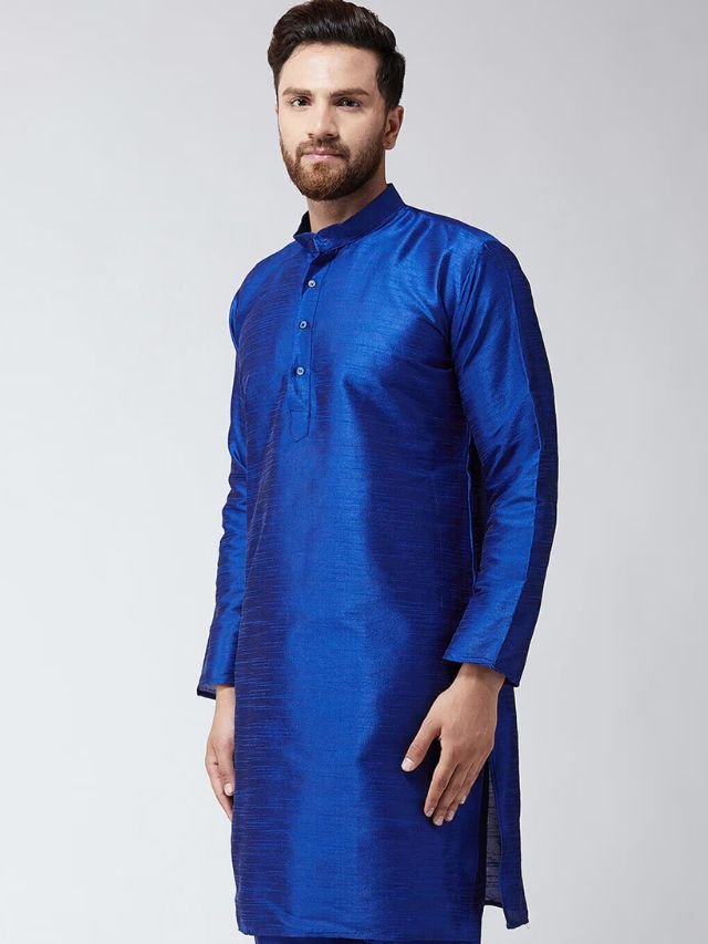 Mens Kurta Colors: What Are in Trend This Year? Men Blue Kurta