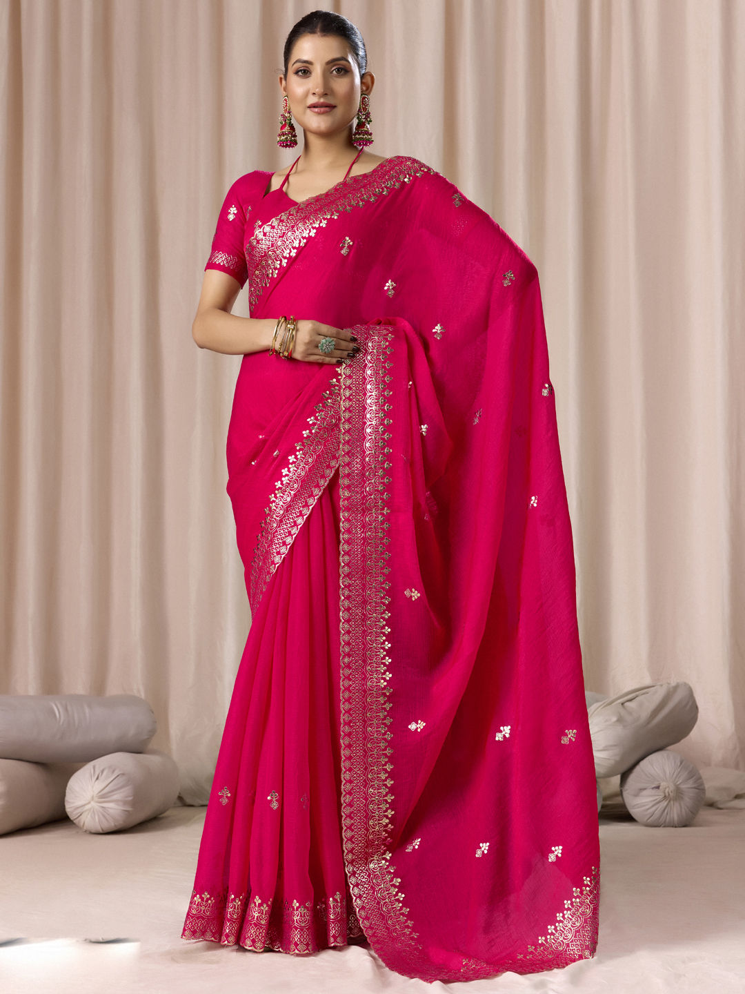 Boss Lady Vibes: 10 Saree Styles For A Confident Office Look India Wedding Saree chiffon-saree