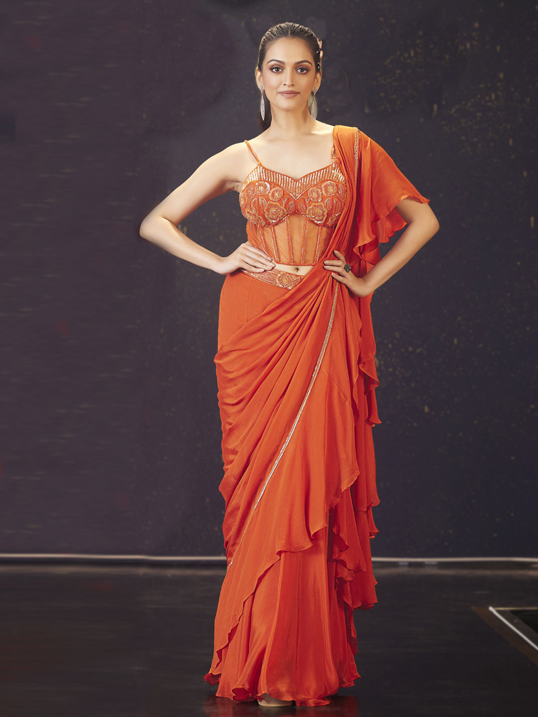 Boss Lady Vibes: 10 Saree Styles For A Confident Office Look India Wedding Saree pre-draped-saree