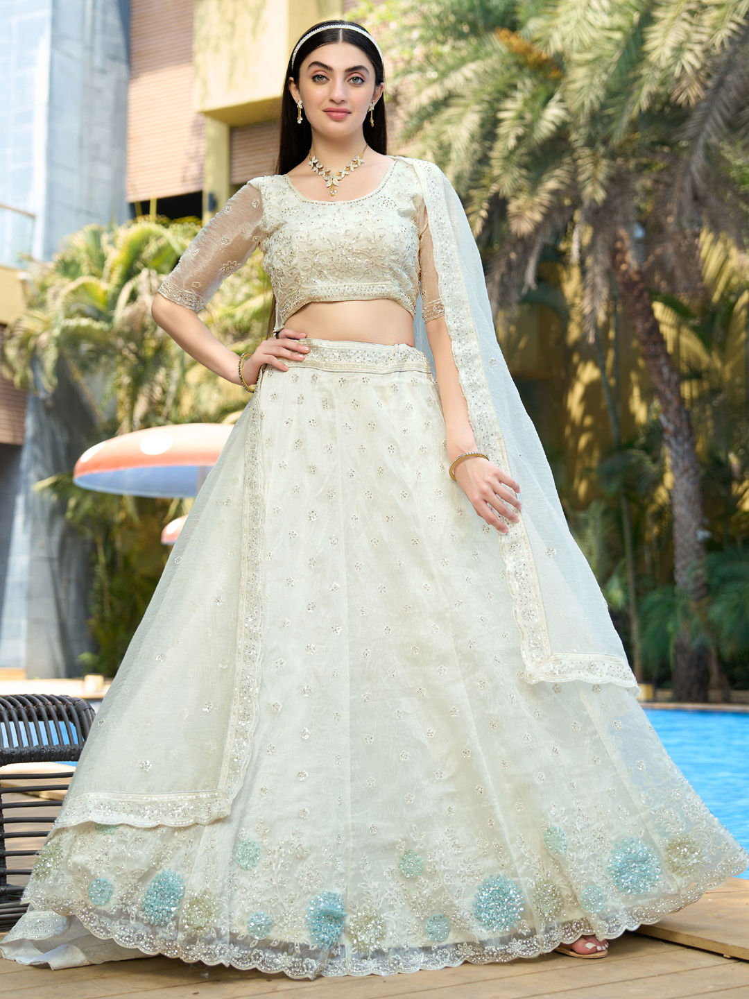 pastel-color-lehenga