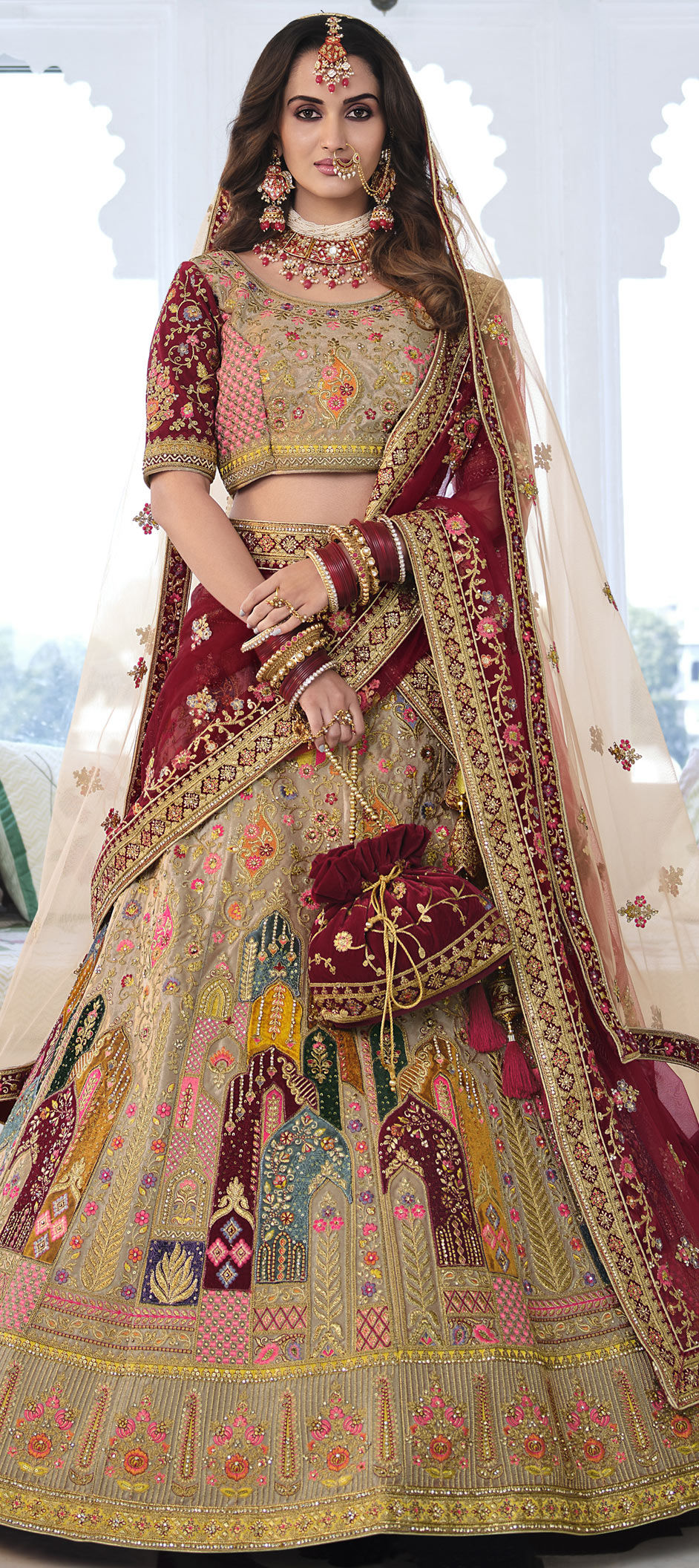 velevt-lehenga