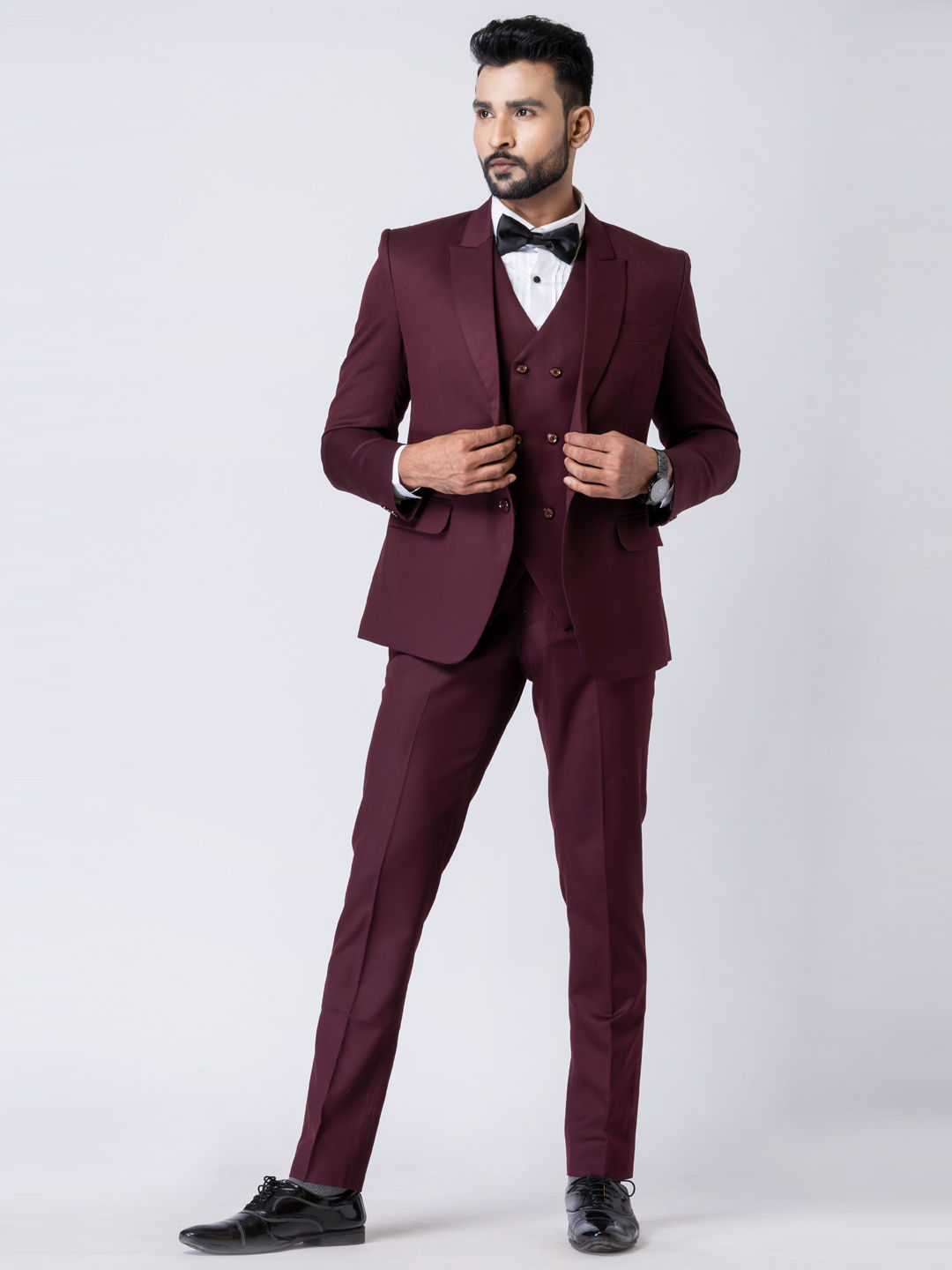Wedding Tuxedos: The Perfect Blend Of Elegance And Confidence India Wedding Saree silk-party-wear-tuxedo