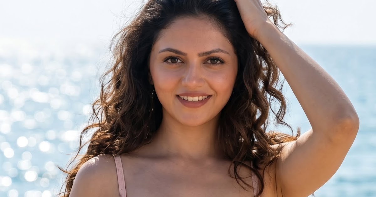 Aneet Padda Beachside Bikini Look Celebrity Sarees
