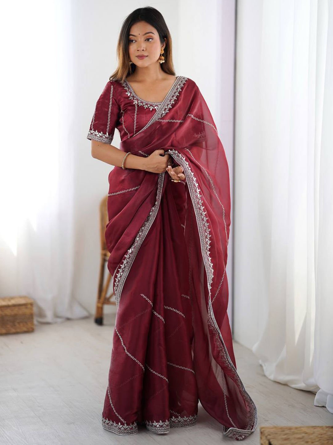 sequin-saree