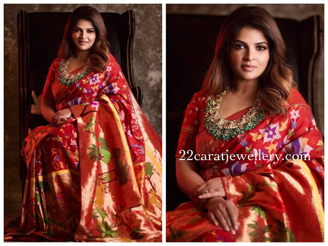 Viranica Manchu Pythani Silk Saree Sarees