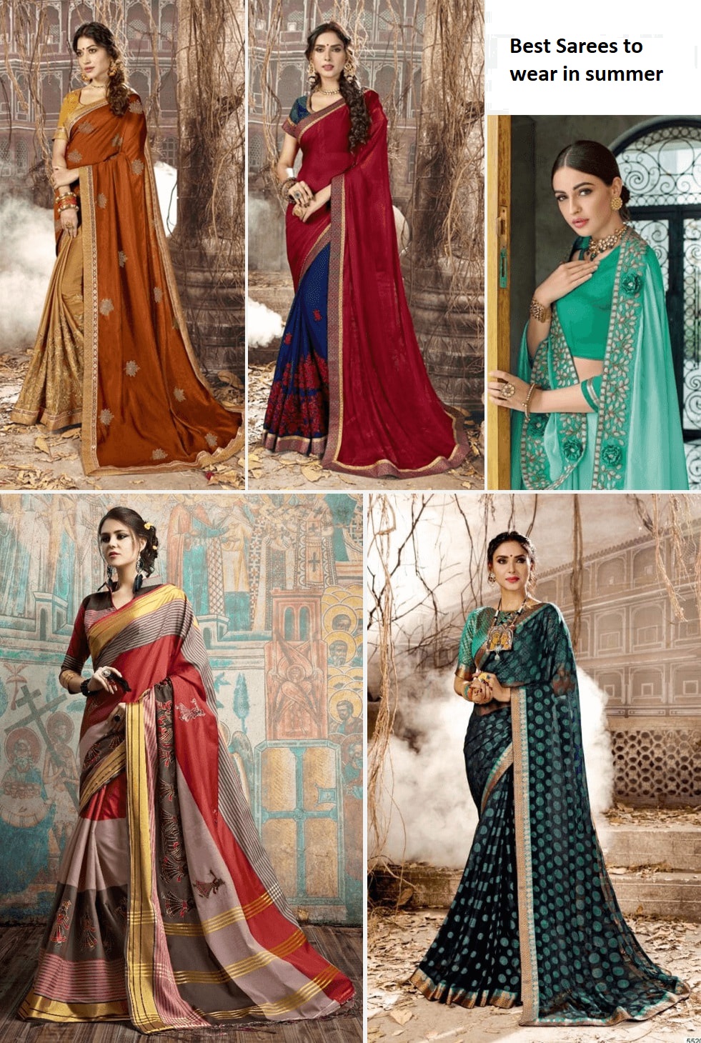 5 several types of sarees to put on in summer time – sarees on-line for summer time Sarees