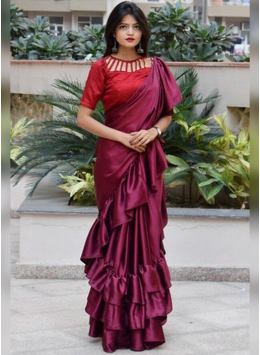 9 Greatest Trendy Fancy Sarees You Should Personal This Marriage ceremony Season Ethnic Fashion wear
