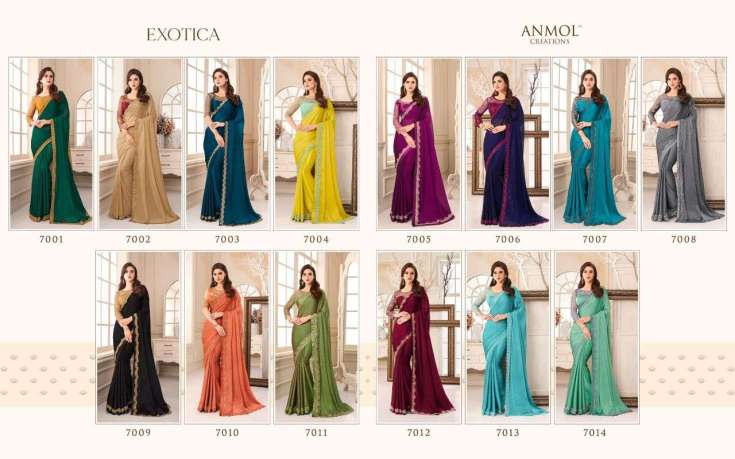 Anmol Creations Exotique Designer Sarees Sarees