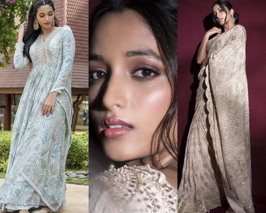 2 Ethnic looks flaunted by Srinidhi Shetty for “K.G.F-2” promotions! Celebrity Sarees