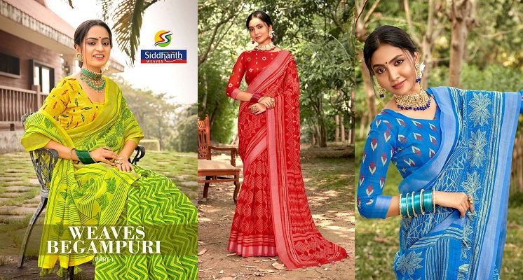 Siddhanth Weaves Begampuri Sarees Siddhanth Weaves Begampuri Sarees Womens Fashion
