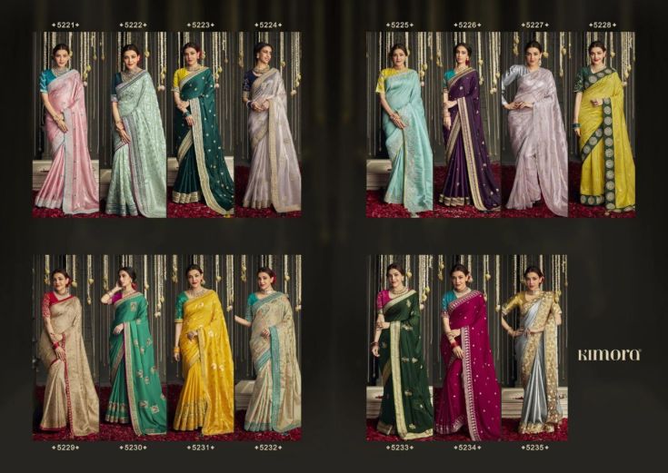 Kimora Kajal Designer Sarees Vol 11 Womens Fashion
