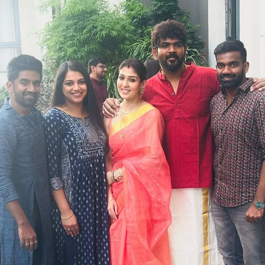 Nayanthara and Vignesh Shivan celebrate Diwali in coordinated outfits! Nayanthara