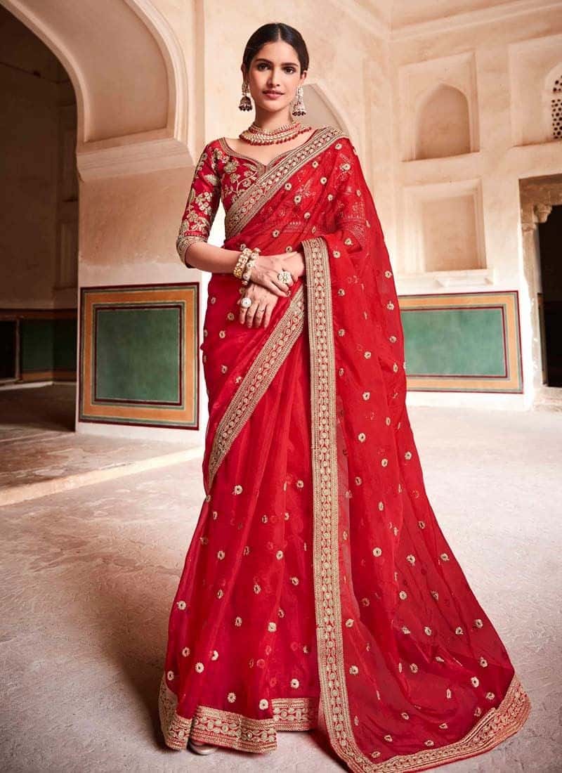 Create Your Elegant Festive Look with These Organza Sarees Create Your Elegant Festive Look with These Organza Sarees Lifestyle
