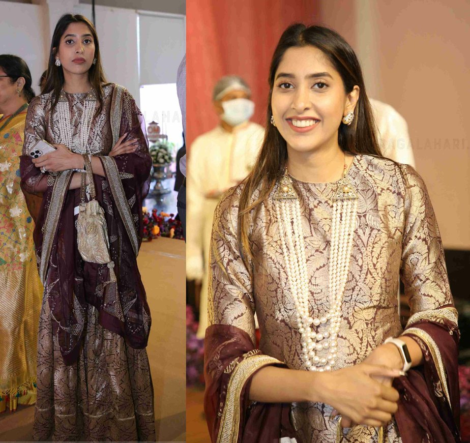 Shriya Bhupal’s Wedding guest look! Sarees