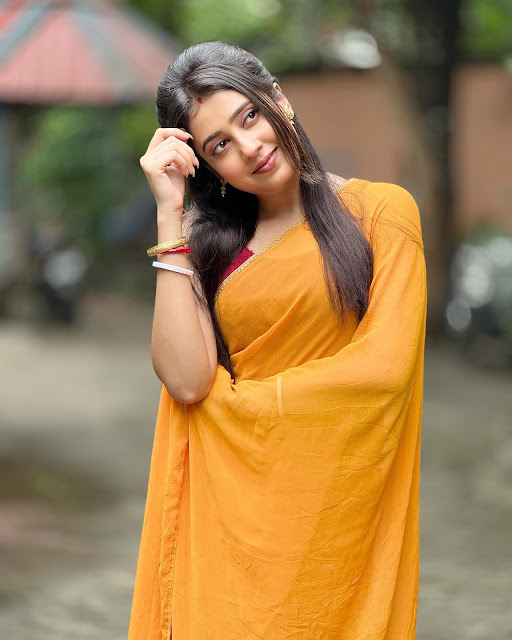 Bollywood Model Soumi Banerjee Latest Stunning Pics In Saree Celebrity Sarees