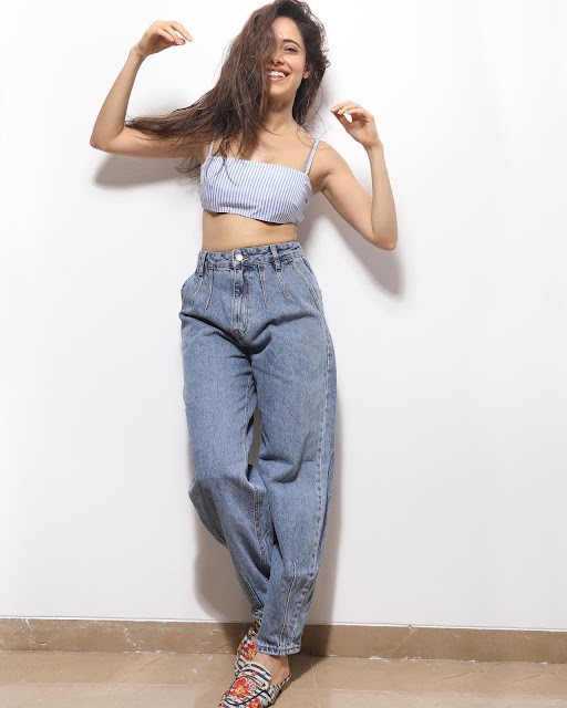 Nushrat Barucha Bollywood Actress Hot Stills Celebrity Sarees