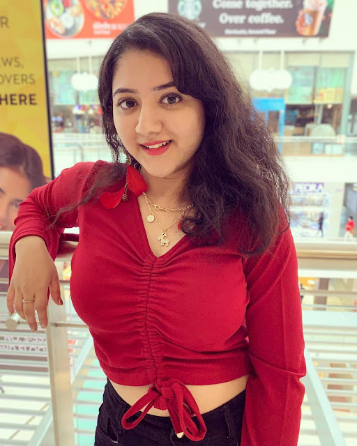 Shriya Sharma Stuns in Red – Latest Gorgeous Photos Celebrity Sarees